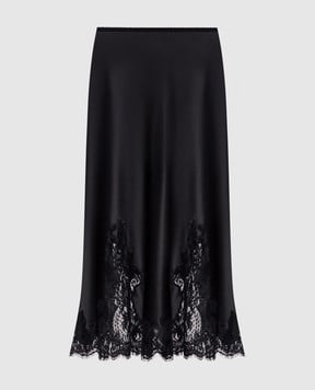 Dolce&Gabbana Черная юбка миди F4DLYTFURAG