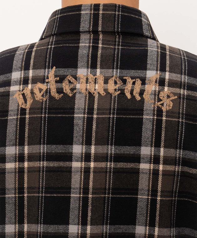 Vetements Сорочка в клітинку MH27SH062BC зображення 5
