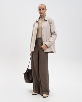 MooRER Бежева куртка з вовни та кашеміру KINSALE KINSALELS9