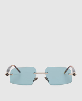 Kuboraum Золотисті сонцезахисні окуляри P64 KRSP64LGGH00004E