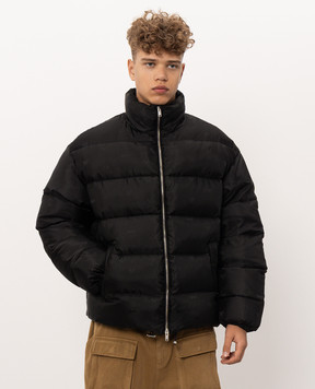 Rhude Черный пуховик RHFW26OW01339
