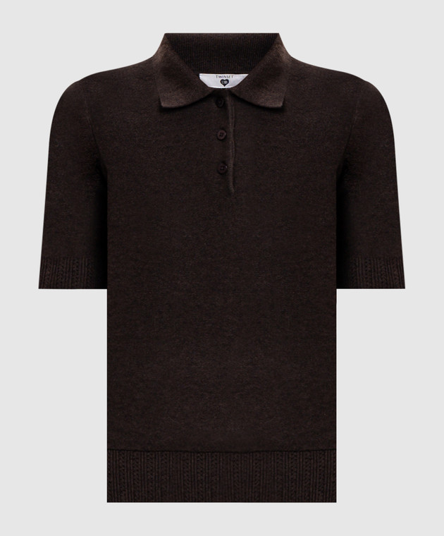 Twinset Коричневе поло 262LI3BBB
