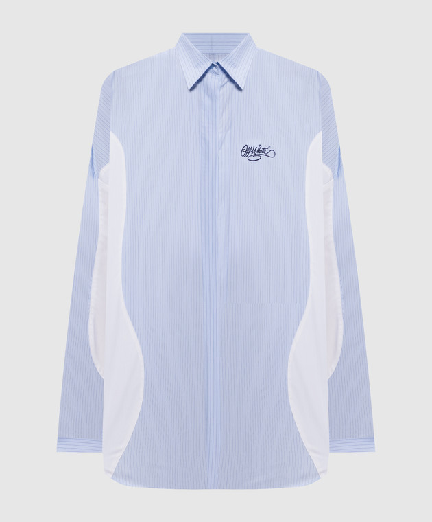Off-White Рубашка с вышивкой логотипа 2FB00670T