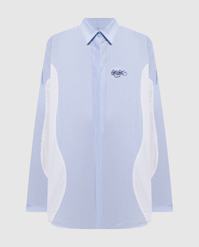 Off-White Рубашка с вышивкой логотипа 2FB00670T