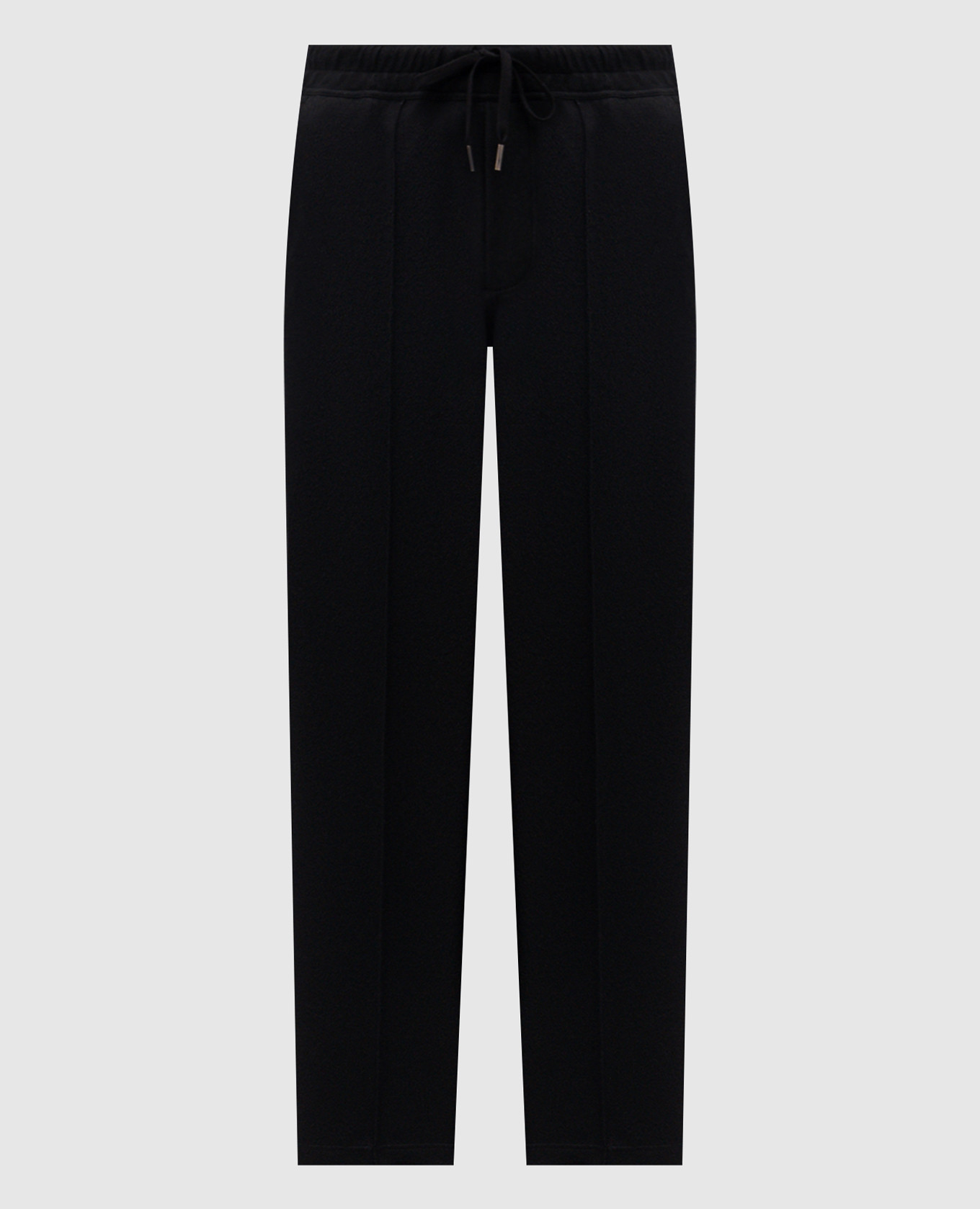 

Черные брюки из кашемира, Черный, Зауженные брюки