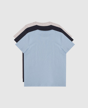 Moncler ENFANT Дитячий набір футболок з нашивкою логотипа L29548C0001389AT9