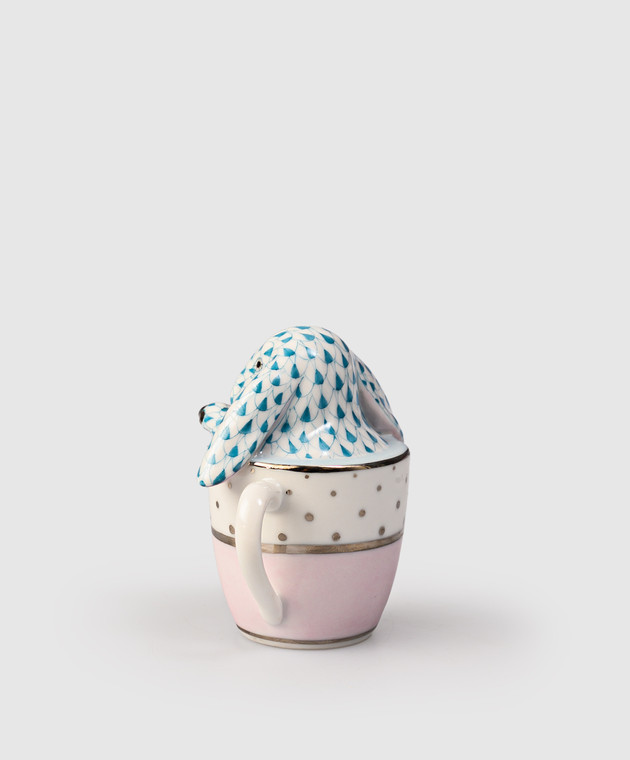 Herend Фарфоровая статуэтка Bunny in teacup 16120000VHTQPT изображение 2