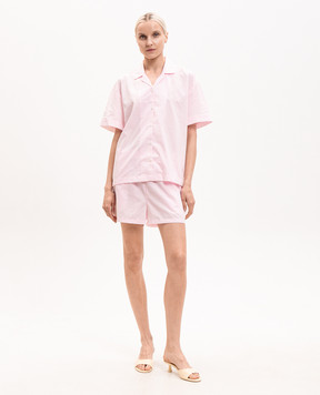 Dore & Rose Розовая пижама в полоску SHORTSLEEVESTRIPEDPJSE