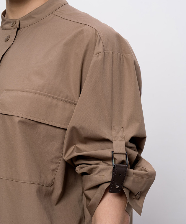 Max & Co Коричневое платье FINEZZA MCOFINEZZA изображение 5