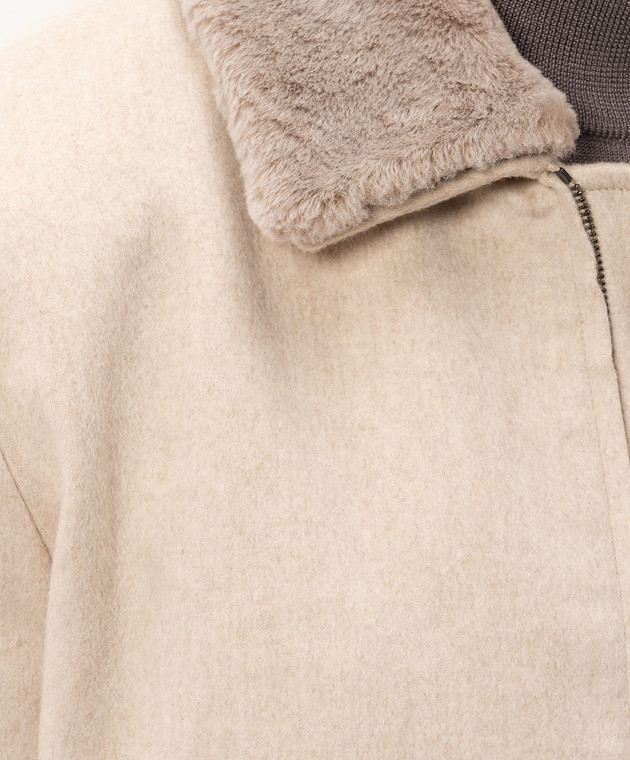 Cashmere&Whiskey Бежева куртка U636I26 зображення 5