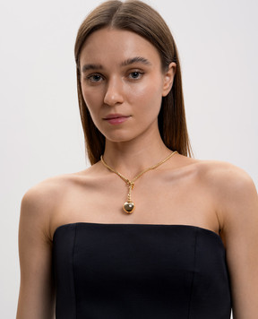 Reco Золотисте Y-подібне намисто CL1877