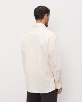 Brunello Cucinelli Бежевая рубашка MA6710658P