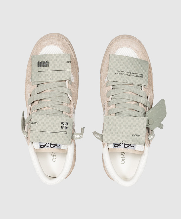 Off-White Бежеві комбіновані кросівки 3.0 OF05780101 зображення 4