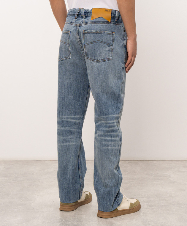 Rhude Блакитні джинси 90s RHFW26DP03012 зображення 4