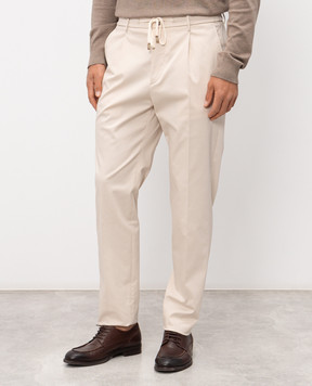 Peserico Бежеві штани з бавовни R54774D02448