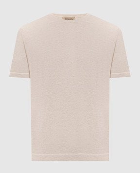 Woolrich Бежевая меланжевая футболка CFWOKN0355MRUF0787