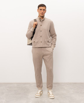 Pini Parma Бежевые брюки джоггеры JOGGTAU