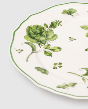 Geminiano Cozzi 1765 Біла порцелянова десертна тарілка Rosa Rosae SKBBU02239019