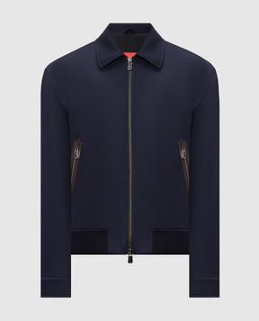 ISAIA Синяя куртка из шерсти SX732494370