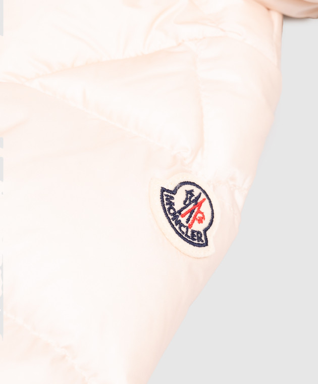 Moncler ENFANT Дитяча пухова куртка кольору айворі Sharon L29511A00022597YF зображення 3