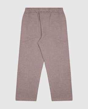 Brunello Cucinelli Детские спортивные штаны с люрексом BD983E668A
