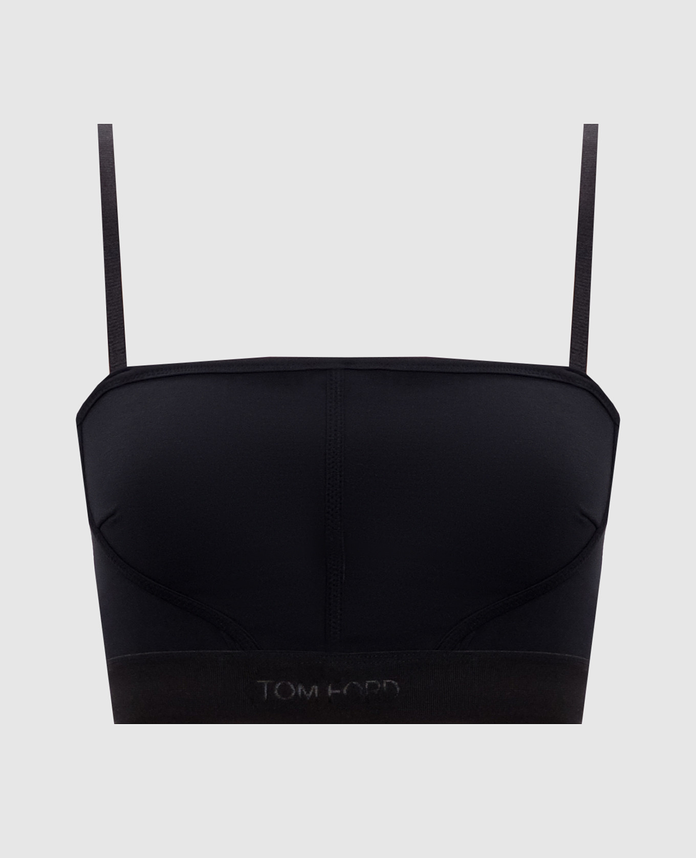 

Черный топ с узором логотипа, Топы