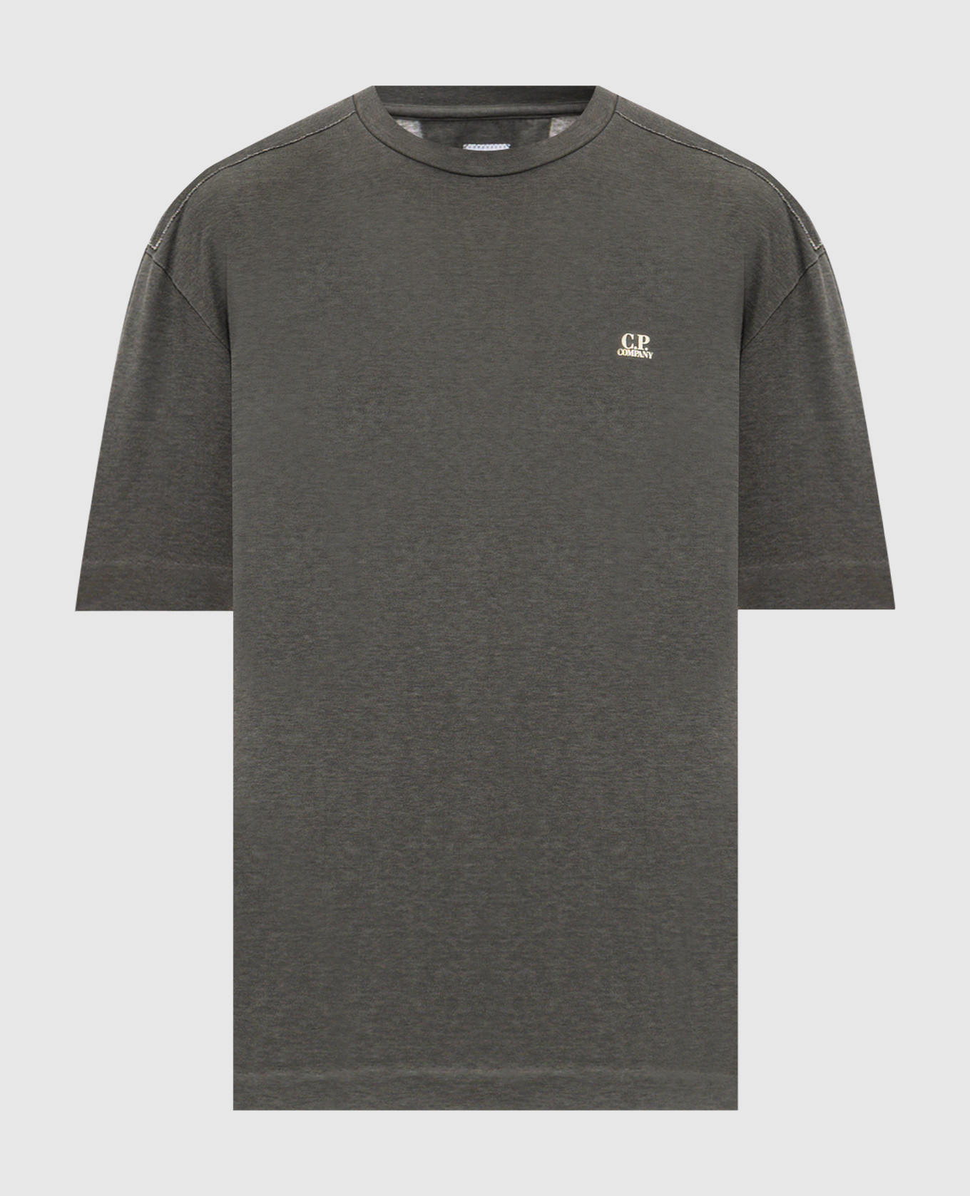 

Серая футболка с принтом логотипа, Серый, Футболки