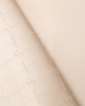 Twinset Бежевый платок в тканый узор логотипа 261TA4270
