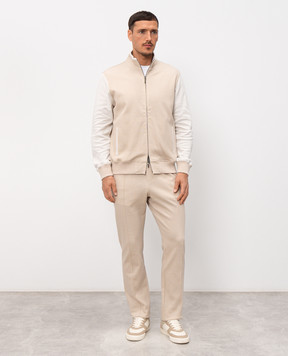 CAPOBIANCO Бежевый спортивный костюм с гравировкой логотипа 20M458MG00C20M707MG00