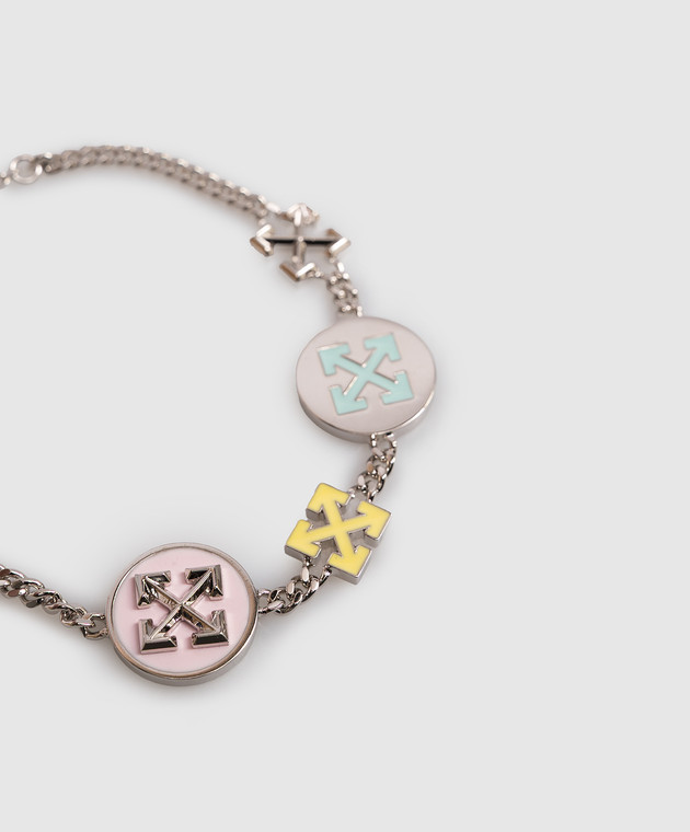 Off-White браслет-цепочка Button Arrow OWOA134S26MET001 изображение 3