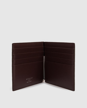 Givenchy Коричневый кожаный портмоне BK60GQK21M