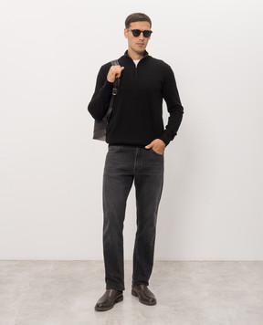 Cashmere&Whiskey Чорний джемпер з кашеміру MU866A1312525R