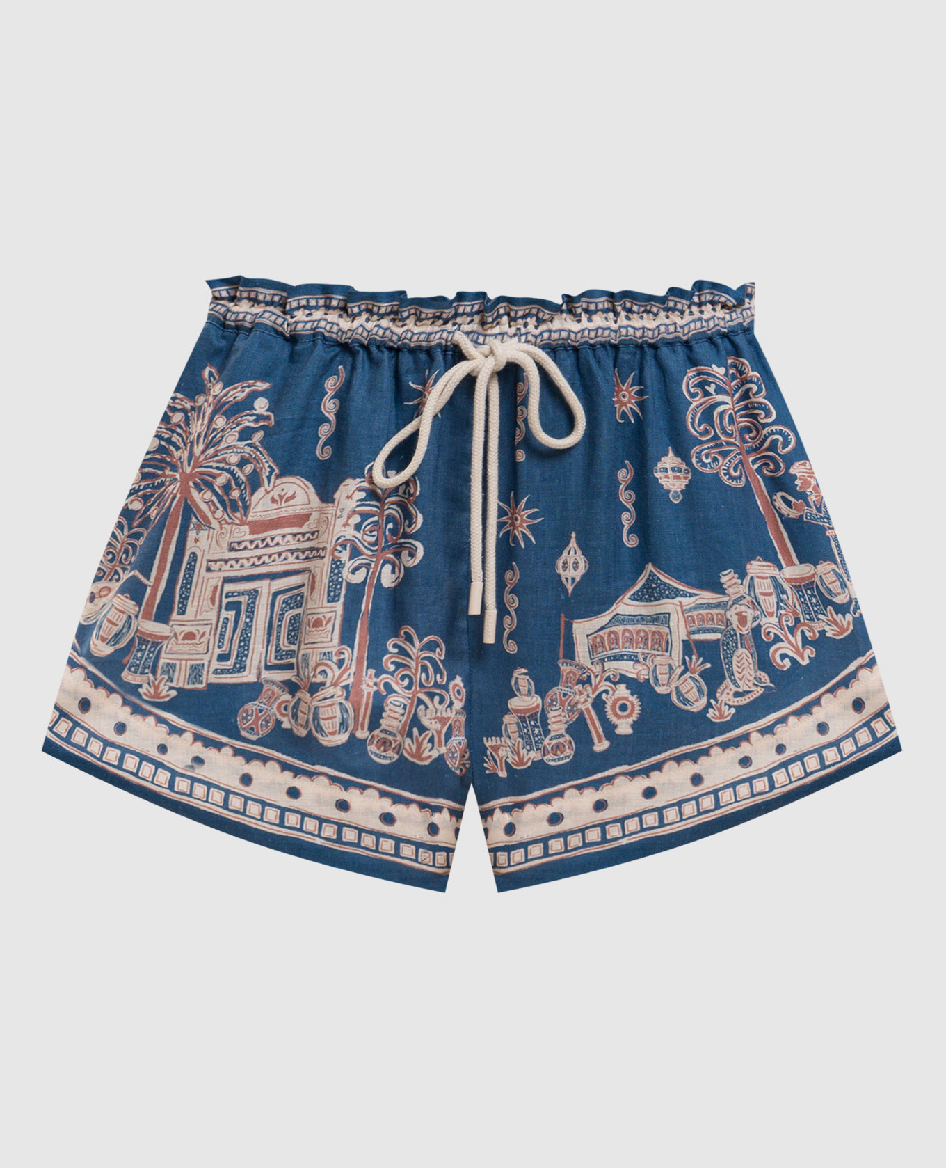 Синие шорты Acacia из льна