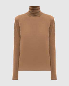 Max Mara Коричневий гольф Saluto з вовни SALUTO