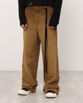Ann Demeulemeester Коричневые джинсы Sunfa B0014249FA746