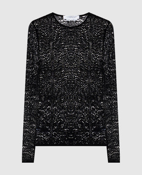 Gabriela Hearst Черный топ Evander из шерсти и кашемира 3269025A004