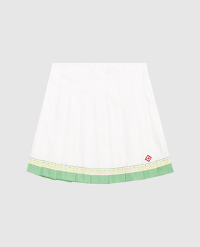 Casablanca Дитяча біла спідниця-плісе KSP26SK15801EXBC