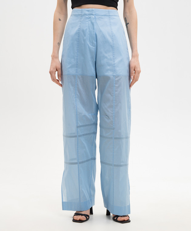 Jil Sander Блакитні штани J02KA0381J45326 зображення 3