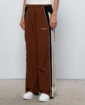 Palm Angels Коричневые спортивные штаны PAMCA002FB001w