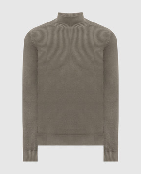 Brunello Cucinelli Зеленый свитер из хлопка M28709004P