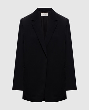 The Row Черный жакет Delvin из шерсти 10770W4319