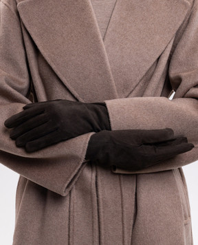 Sermoneta Gloves Замшеві рукавички на хутрі кролика 307ASUEDE