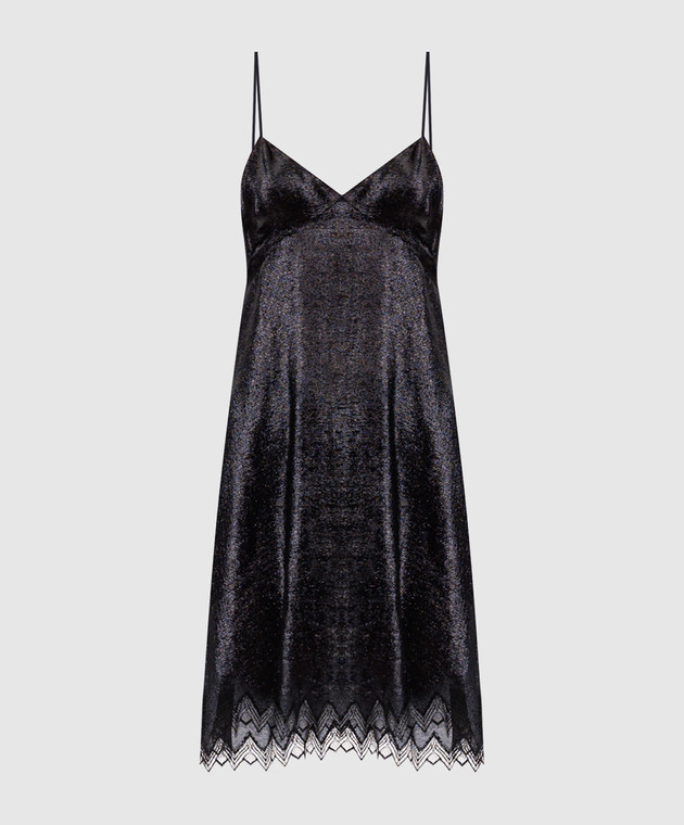 Tom Ford Чорна сукня міні з шовком AB3732FAX1892