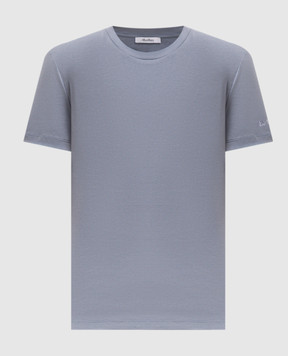 Max Mara Голубая футболка MXPMADIA MXPMADIA
