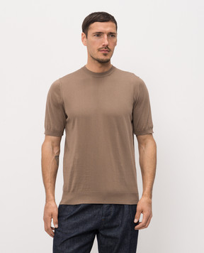 Cashmere&Whiskey Коричневая футболка MB003