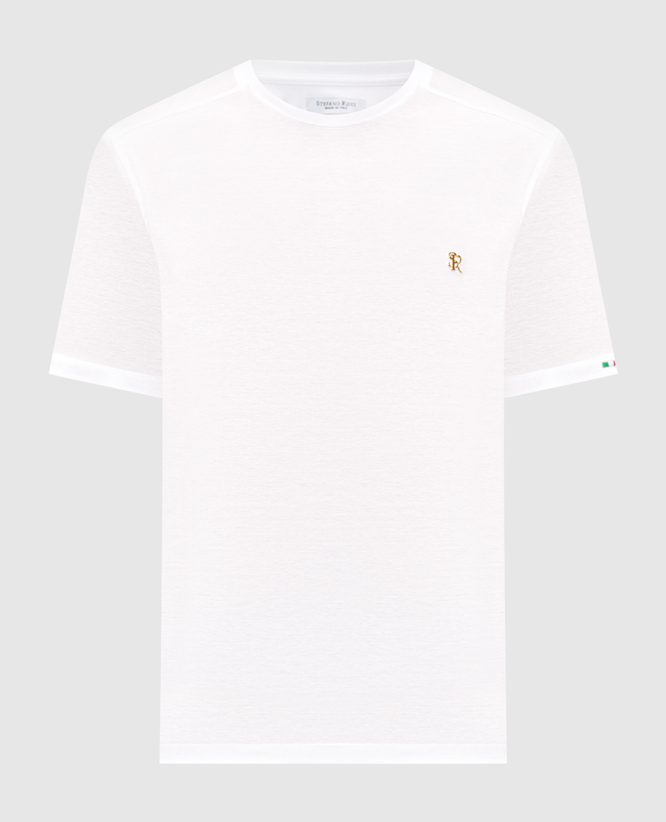 Белая футболка с монограммой