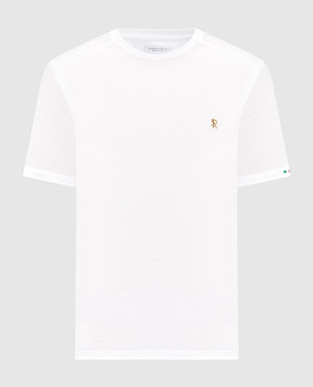 Stefano Ricci Біла футболка з монограмою MNH6105140TE0001