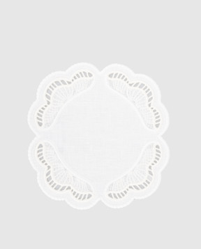 Truffle Bee Белая подставка для чашек Oyster из льна LC01C1S6