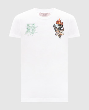 Off-White Біла футболка Show NY 29A00323T