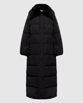 Twinset Черный пуховик 262TP2361